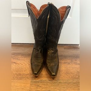 Dan Post black cowgirl boots size 9 1/2